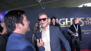 Sean Bean Carpet Interview for Knights of the Zodiac