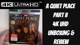 A Quiet Place Part II 4K UHD Unboxing & Review