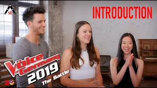 🔴 INTRODUCTION Battle #4 Claudia Emmanuela Santoso, Felix & Emma | Voice of Germany 2019