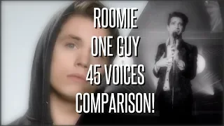 HOW DOES ROOMIE'S VOICE COMPARE TO THE CELEBRITIES'? (Roomie: 1 Guy 43 voices)