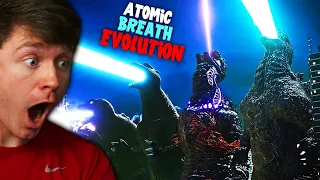 Reacting to the EVOLUTION of GODZILLA'S ATOMIC BREATH