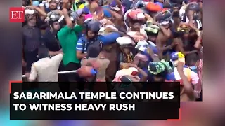 Kerala: Sabarimala Temple continues to witness heavy rush amid pilgrimage season
