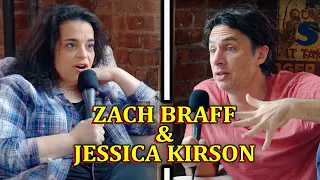 Comedian Jessica Kirson interviews Zach Braff (her step-brother!)