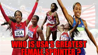 5 Greatest American (USA) Female sprinters of all time!!!