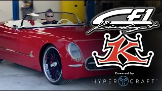 CHECK OUT Dave Kindig's ALL ELECTRIC eCF1 #electromod Corvette, POWERED BY HYPERCRAFT