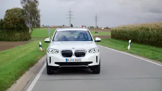 The first-ever BMW iX3 - Driving Video