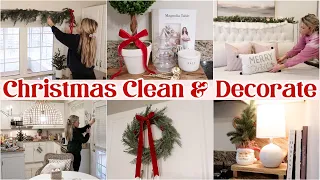 CHRISTMAS DECORATING 2022 | CHRISTMAS CLEAN AND DECORATE WITH ME - COZY CHRISTMAS DECORATIONS IDEAS