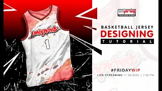 FB LIVE STREAMING: Basketball Jersey / Sportswear Designing Tutorial