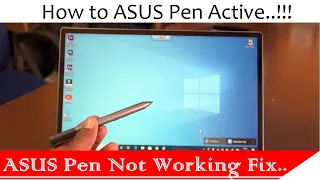 Asus Pen Active/Connect || Asus Pen Not Working || How to Asus Pen Laptop connect/Install