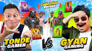 Gyan Bhai @GyanGaming Vs Tonde Gamer Best Collection Battle 😎 Free Fire Max