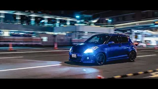 Night Run in Japan - SUZUKI Swift cinematic vlog | sony a7iii