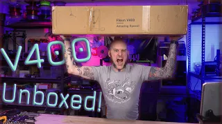 FLSun V400 Unboxing & 1st Print! - Klipper on a Delta?!