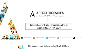 Apprenticeships at Salford City College: Information for College Leavers