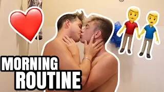 OUR MORNING ROUTINE AS A COUPLE! WITH MY BOYFRIEND!