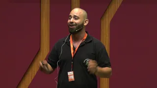 With refugee for our humanity  | Firas Abu Asba | TEDxAAUJ