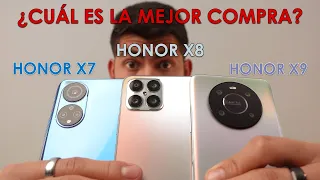 Honor X7, X8 y X9 | ¿Cuál te conviene más comprar?