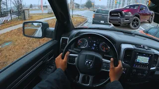 2023 Ram 1500 Warlock POV City Driving and Acceleration