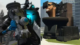 UPGRADED TITAN CAMERAMAN vs NEW SKIBIDI TOILET 50 In Garry's Mod!