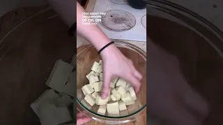 The BEST Crispy Air Fryer Tofu