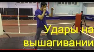 Бокс: удары на вышагивании (English subs)