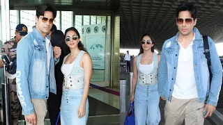 Sidharth Malhotra & Kiara Advani Spotted At Mumbai Airport