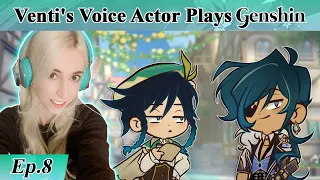 Venti's English Voice Actor plays GENSHIN IMPACT! Part 8 - The Windblume Festival!