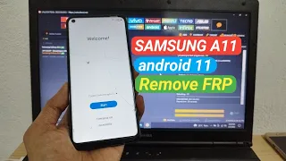 Samsung Galaxy A11 Android 11 Google Accounts Unlock FRP Bypass One Click By Unlocktool