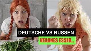 😂Deutsche VS Russen - vegan kochen und essen...