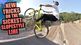 NEW TRICKS ON THE SICKEST MTB SLOPESTYLE LINE - AUDI NINES FREERIDE EVENT