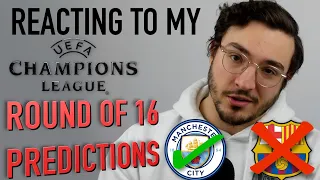 “I’m Leaning Toward Barça” | Reacting to my Champions League Round of 16 Predictions 20-21