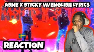 AMERICAN REACTS TO SWEDISH DRILL RAP! Asme, Sticky - Gangster Syndrom (ENGLISH SUBTITLES)