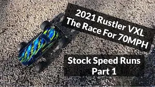 2021 Rustler VXL Speed Test (Can it do 70MPH?)