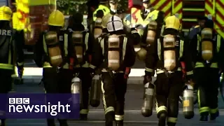 Grenfell firefighter: 'I just felt broken' - BBC Newsnight