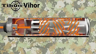Глушитель "Vihor" с системой газоразгрузки