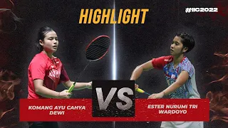 Highlight Match - KOMANG AYU CAHYA DEWI vs ESTER NURUMI TRI WARDOYO | FINAL