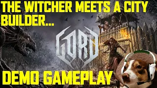 The Witcher Meets City Builder - GORD Demo Gameplay VOD