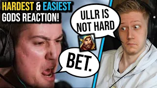 Reacting To Weak3n's Take On God Skill Ratings! - SMITE