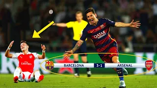 The Day Lionel Messi Destroyed Mesut Ozil & Arsenal and Showed Who is the Boss