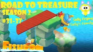 Fishdom road to treasure stage 31 to 37