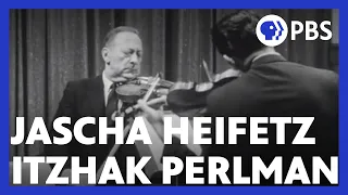 Jascha Heifetz Tests Itzhak Perlman's Skills