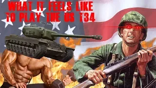 HOW IT FEELS TO PLAY AS THE AMERICAN T34 HEAVY TANK! - War Thunder Meme