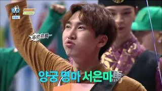 【TVPP】MARK(GOT7),EunKwang(BTOB)-Archery Semifinal, 마크,은광-양궁 준결승@2016 Idol Star Championships