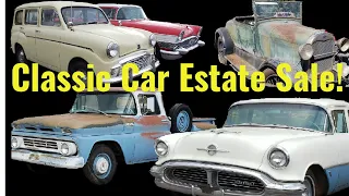 Classic Car Estate Sale Auto Auction ~ Chevy C10 Packard Triumph Model A Cabriolet For Sale!
