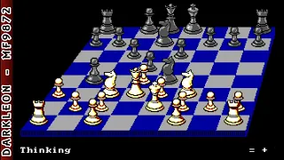 Chess Simulator © 1990 Infogrames - PC DOS - Gameplay