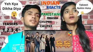 #ChupkeChupke #pakistanidramas  INDIAN REACTION On Chupke Chupke  Teasers 1, 2, 3,4 #isbr#dramas