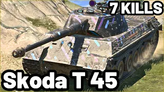 Skoda T 45 | 3.8K DAMAGE | 7 KILLS | WOT Blitz Pro Replays