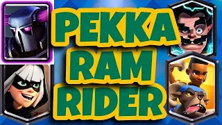 Best Pekka Ram Rider Bridge Spam Deck | Live Ladder Pushing | Win Against Meta & Counter Matchups |