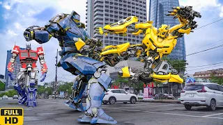 Transformers: Optimus Prime & Bumblebee vs Pacific Rim Robot War (Movie 2023)