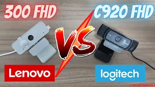 Lenovo 300 vs Logitech C920 - É hora do duelo! - Comparativo Webcam 1080p