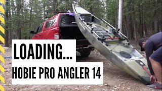 Hobie Pro Angler 14 - Roof rack Loading (EASY!!!)